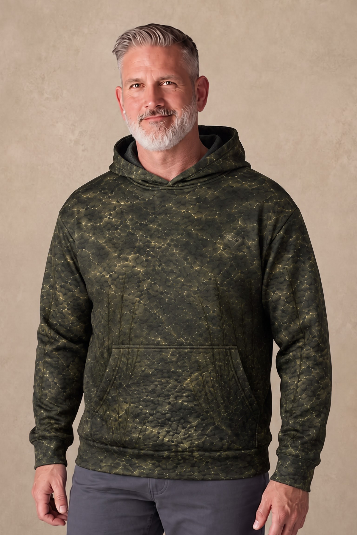 Performance Fleece-Lined Hoodie - Abyssal Sunburst Walleye image 3