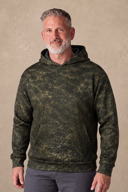 Performance Fleece-Lined Hoodie - Abyssal Sunburst Walleye image 3