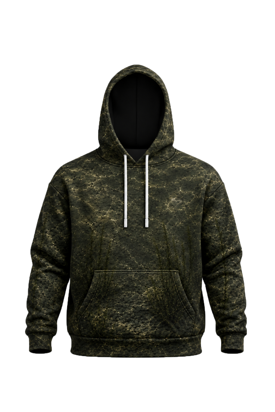 Performance Fleece-Lined Hoodie - Abyssal Sunburst Walleye image 6
