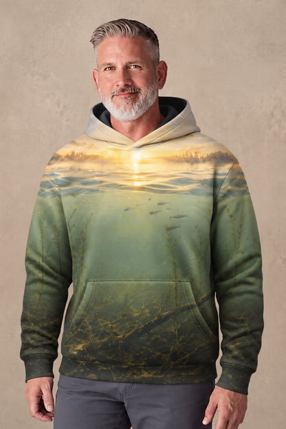 Performance Fleece-Lined Hoodie - Dawn Shimmer Pike image 3
