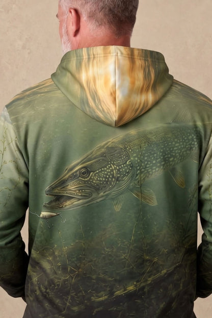 Performance Fleece-Lined Hoodie - Dawn Shimmer Pike image 4