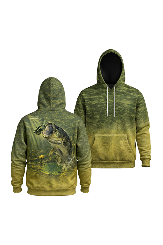 Performance Fleece-Lined Hoodie - Stillwater Frog Bass image 1