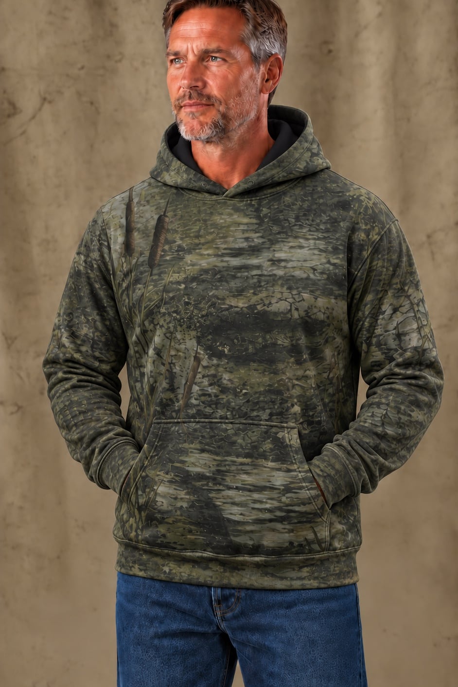 Performance Fleece-Lined Hoodie - Bayou Ambush Gator image 3