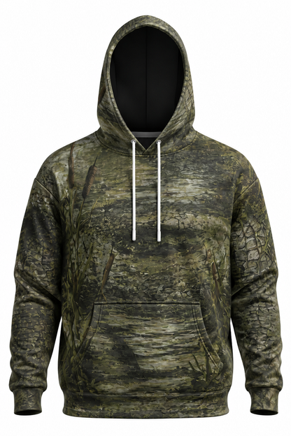Performance Fleece-Lined Hoodie - Bayou Ambush Gator image 6