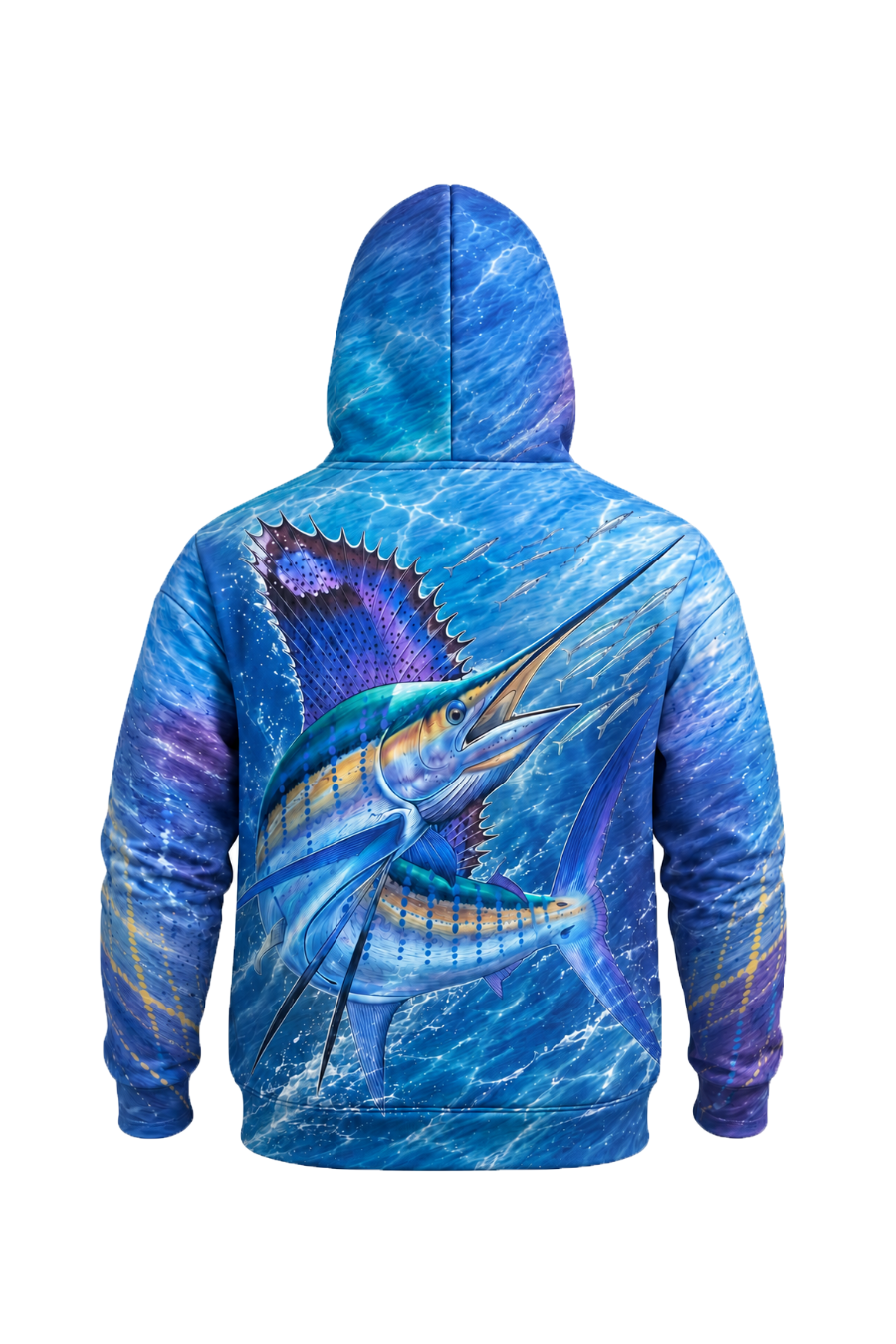 Performance Fleece-Lined Hoodie - Sailfish Velocity Reef image 5