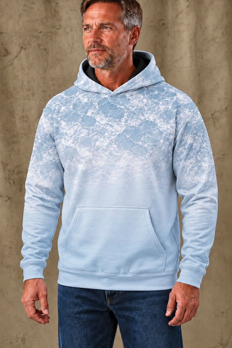 Performance Fleece-Lined Hoodie - Cloudburst King Salmon image 3