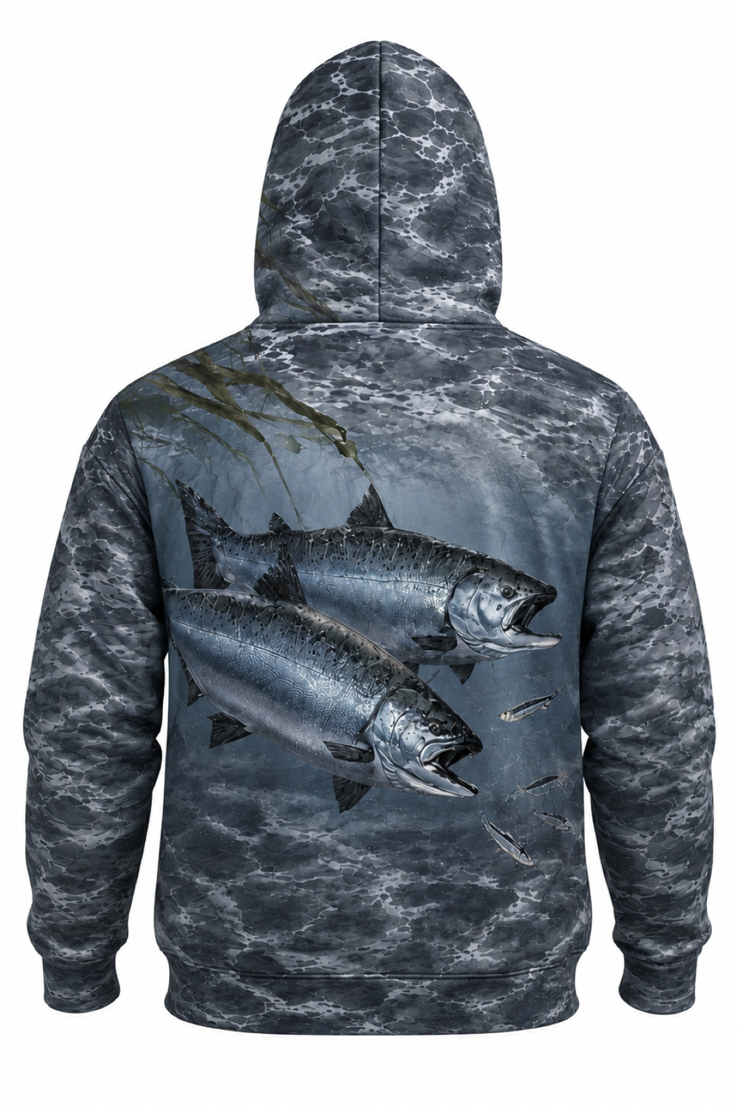 Performance Fleece-Lined Hoodie - Dusk Lake Salmon image 5
