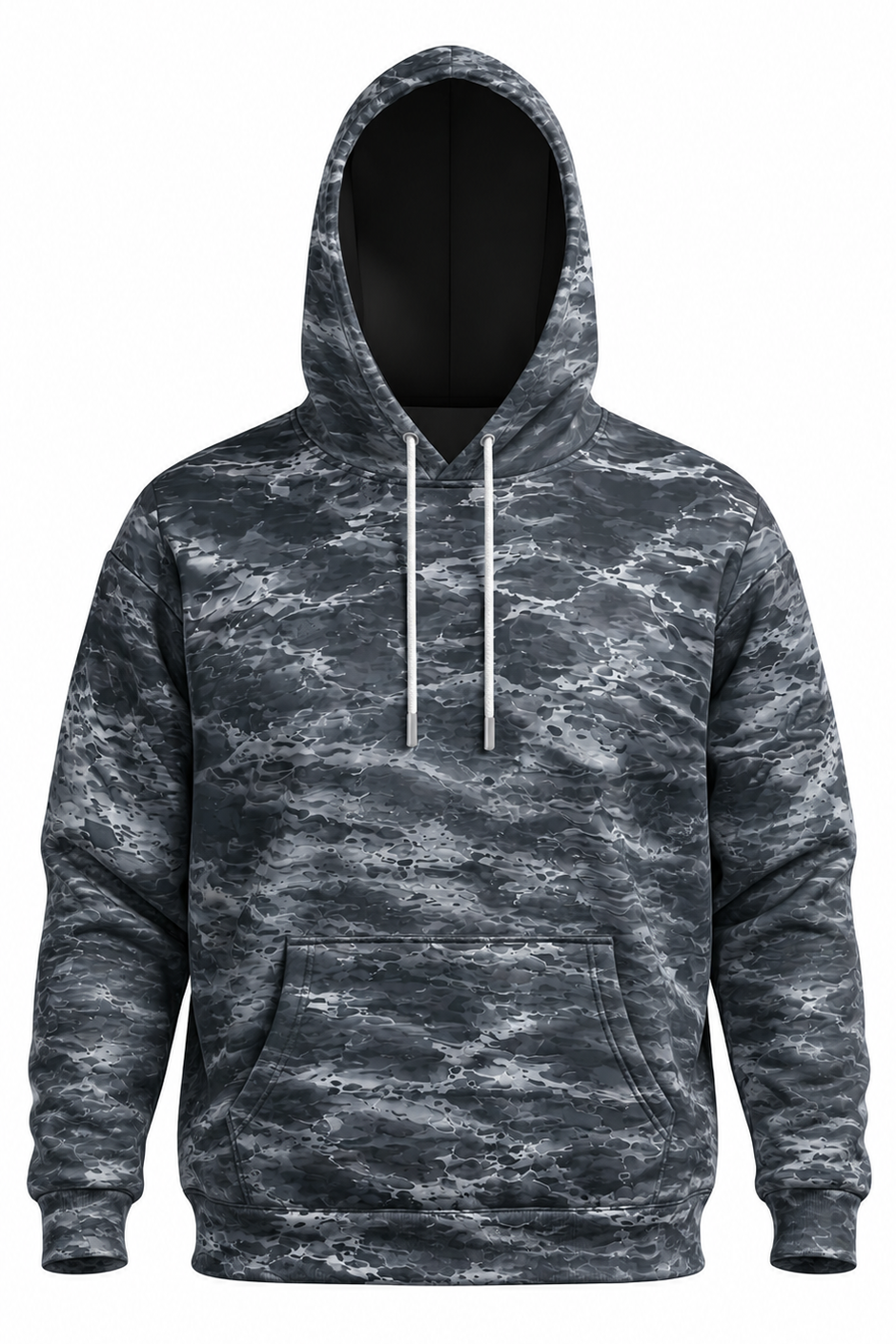 Performance Fleece-Lined Hoodie - Dusk Lake Salmon image 6