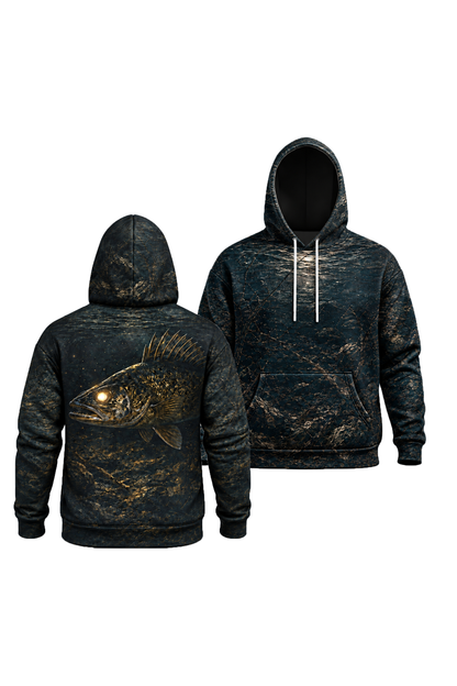Performance Fleece-Lined Hoodie - Nightfall Timber Walleye image 1
