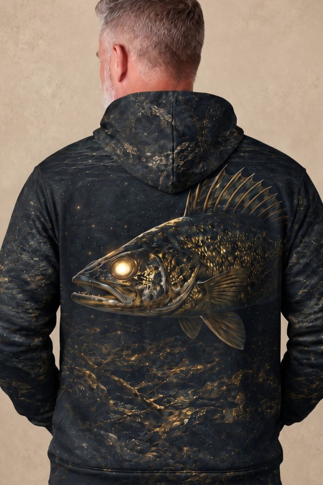Performance Fleece-Lined Hoodie - Nightfall Timber Walleye image 4