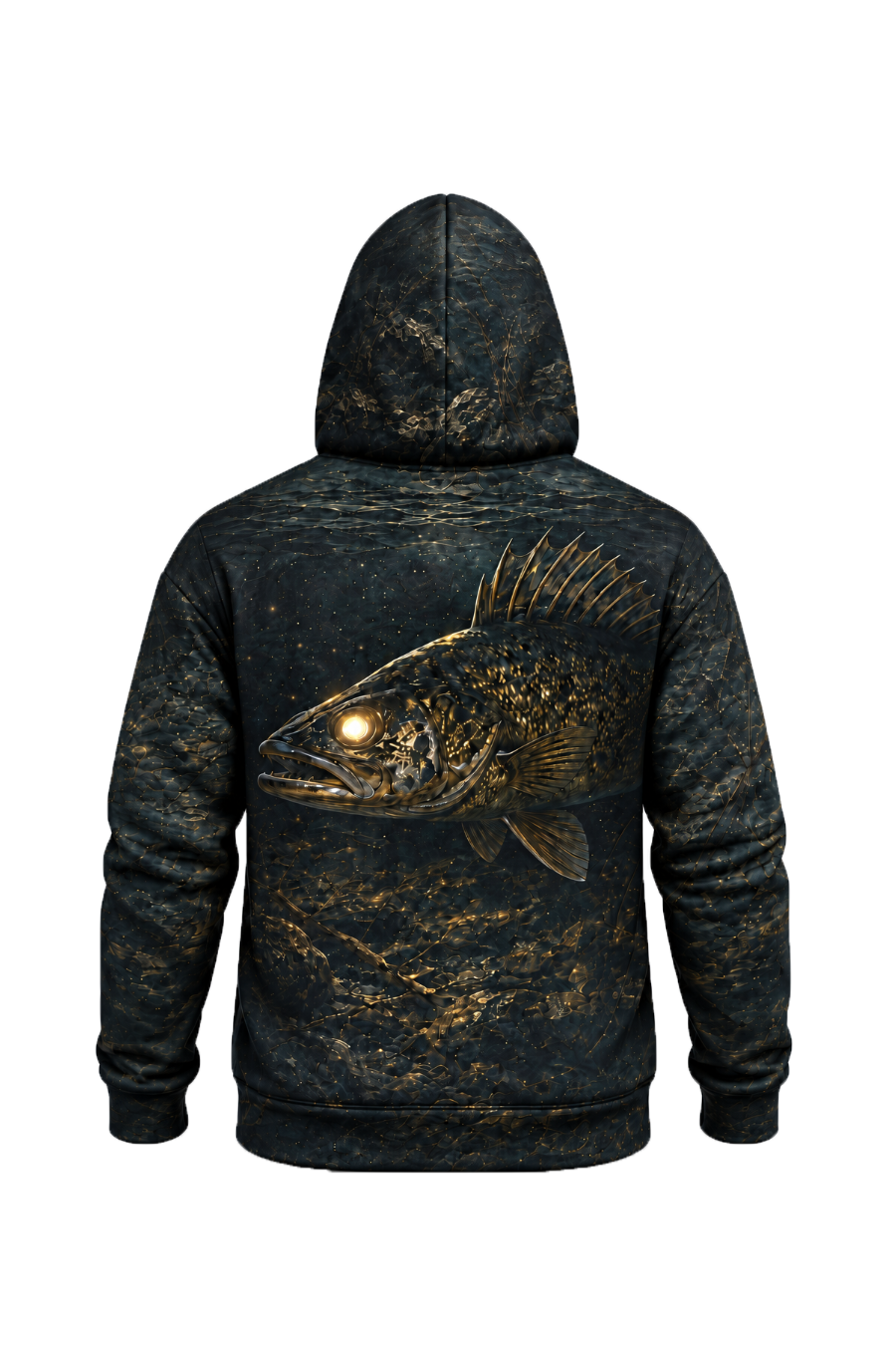 Performance Fleece-Lined Hoodie - Nightfall Timber Walleye image 5
