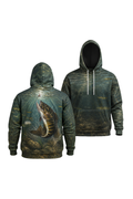 Performance Fleece-Lined Hoodie - Smallmouth Bass Surface Ambush image 1