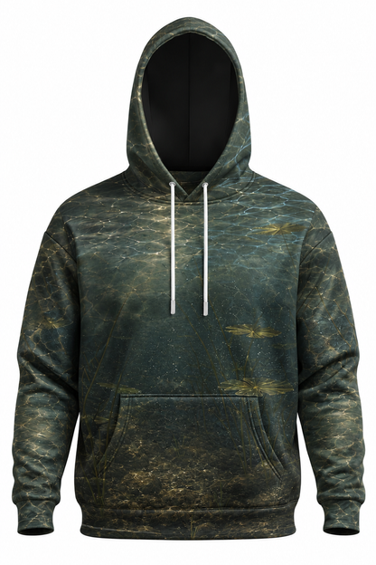 Performance Fleece-Lined Hoodie - Smallmouth Bass Surface Ambush image 6