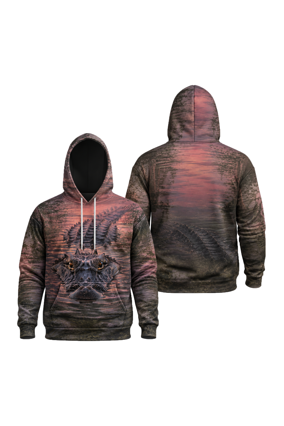 Performance Fleece-Lined Hoodie - Dusk Gator Watch image 1