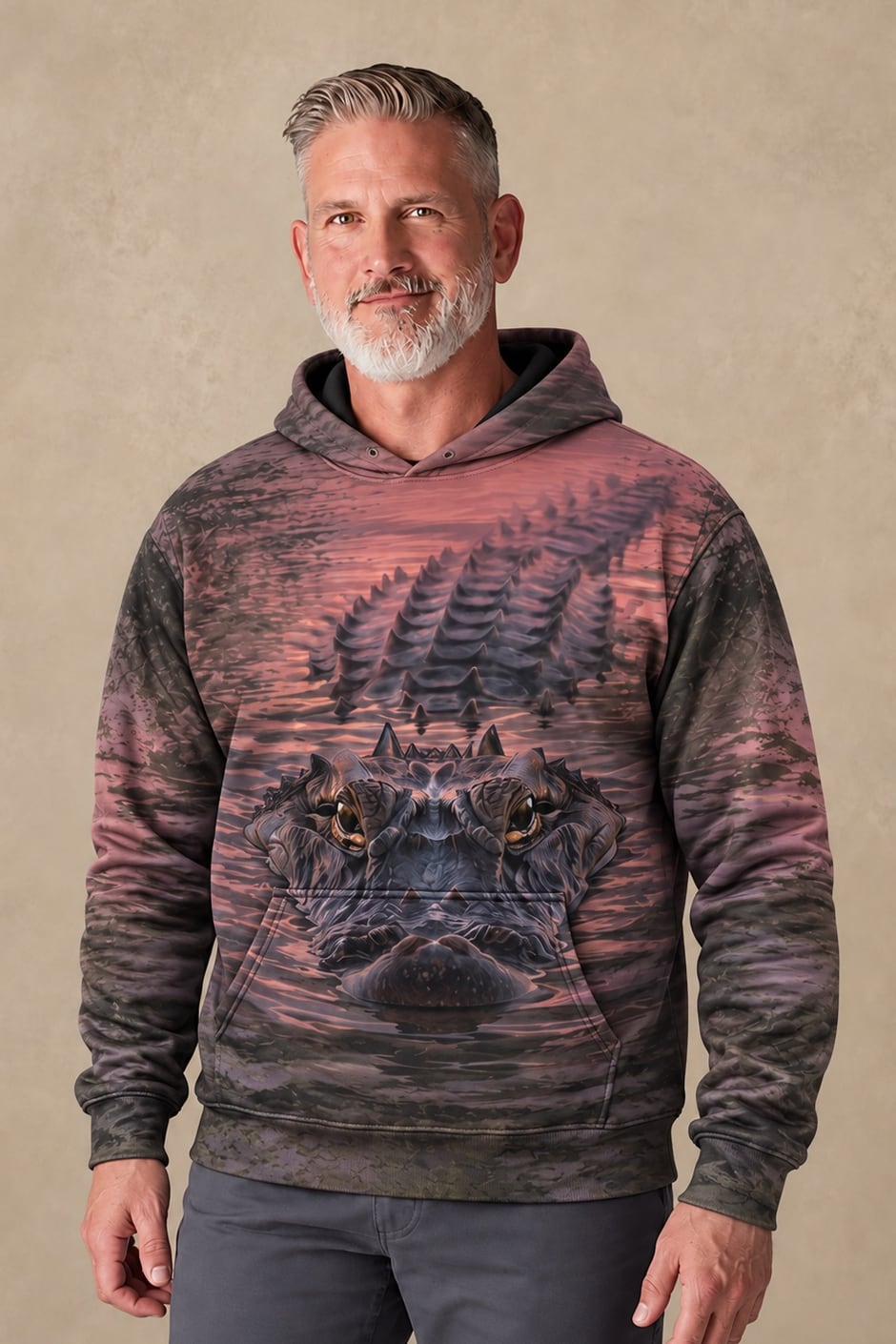 Performance Fleece-Lined Hoodie - Dusk Gator Watch image 3