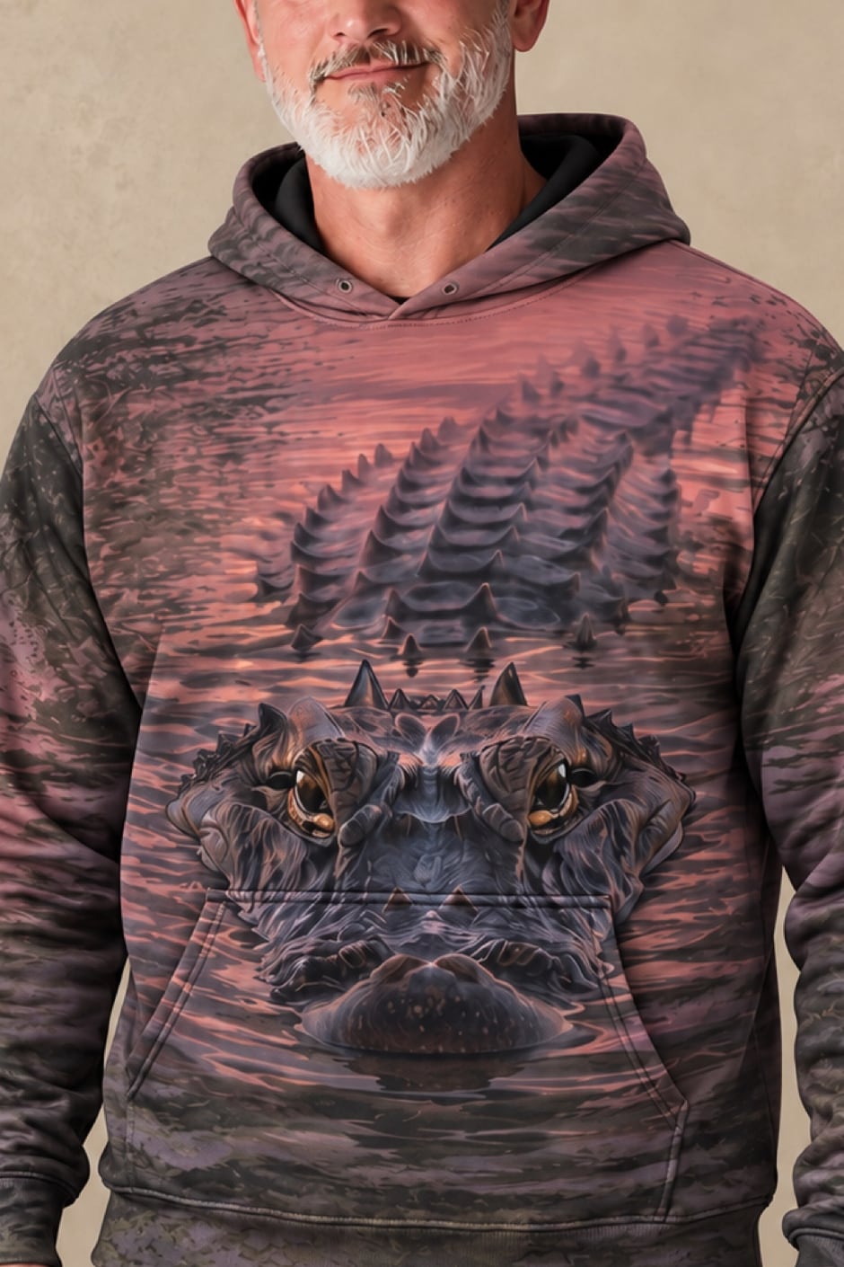 Performance Fleece-Lined Hoodie - Dusk Gator Watch image 4