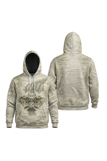 Performance Fleece-Lined Hoodie - Marsh Bone Stalker image 1