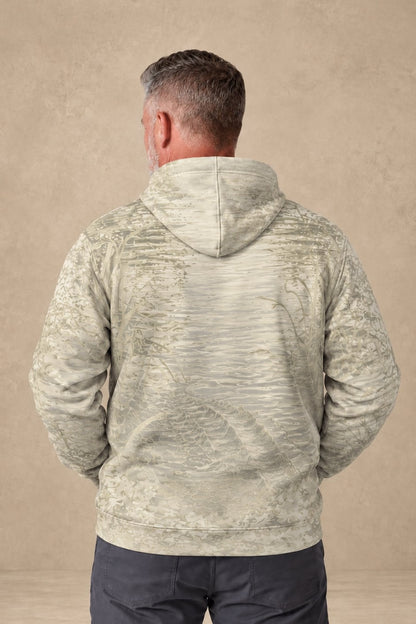 Performance Fleece-Lined Hoodie - Marsh Bone Stalker image 2