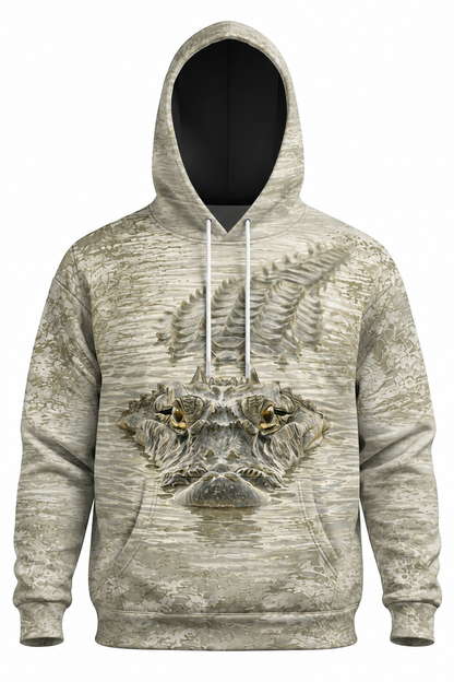 Performance Fleece-Lined Hoodie - Marsh Bone Stalker image 6