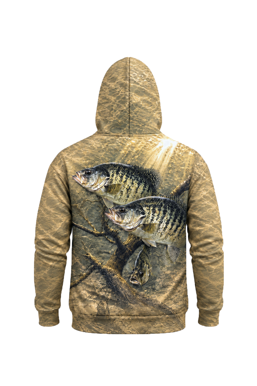 Performance Fleece-Lined Hoodie - Sunlit Timber Crappie image 5