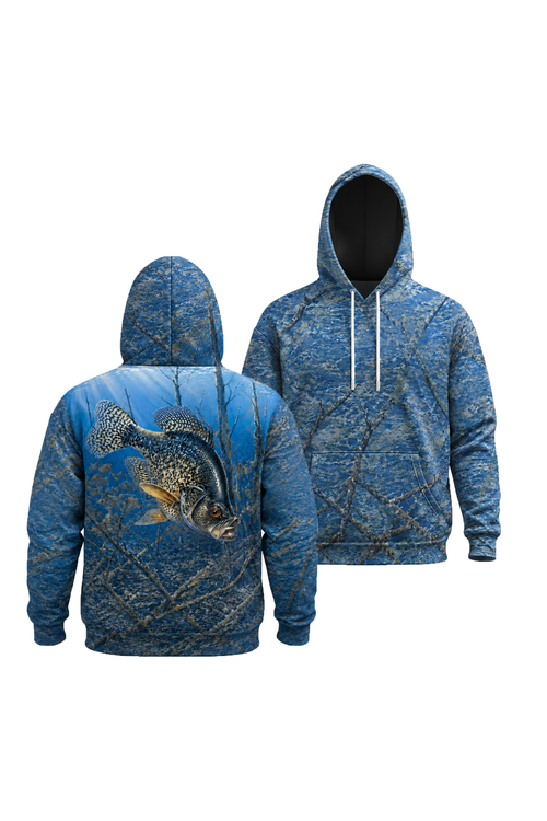 Performance Fleece-Lined Hoodie - Sunlit Flooded Crappie image 1