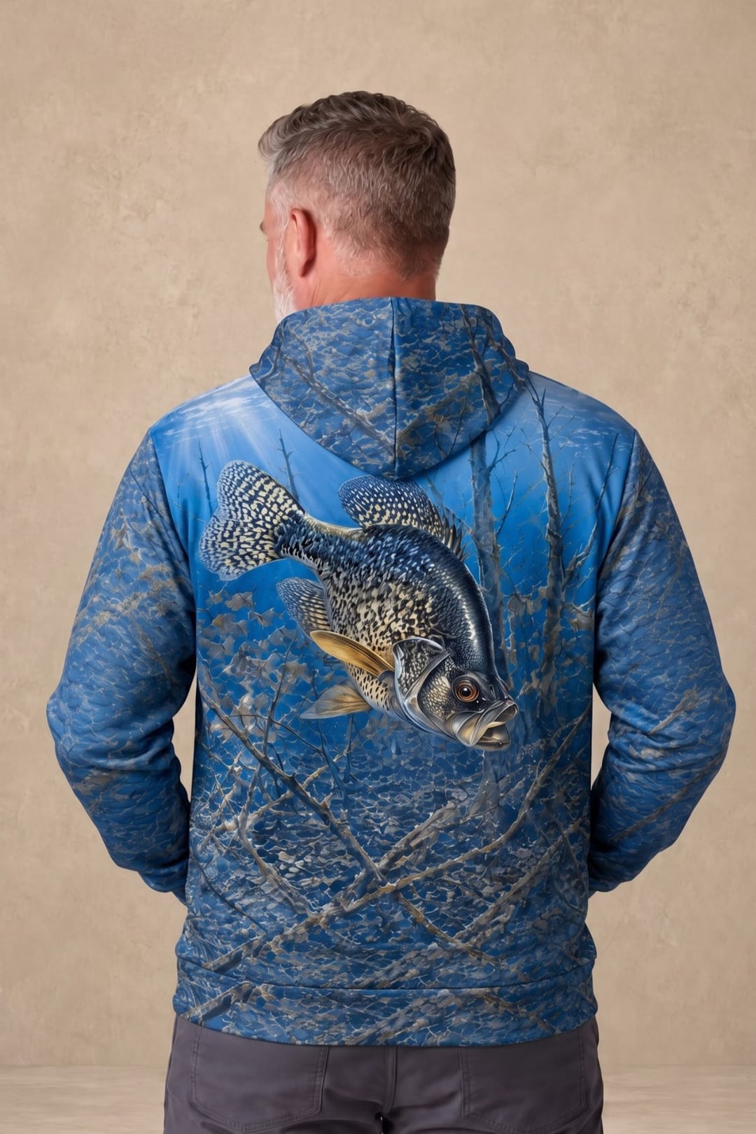 Performance Fleece-Lined Hoodie - Sunlit Flooded Crappie image 2