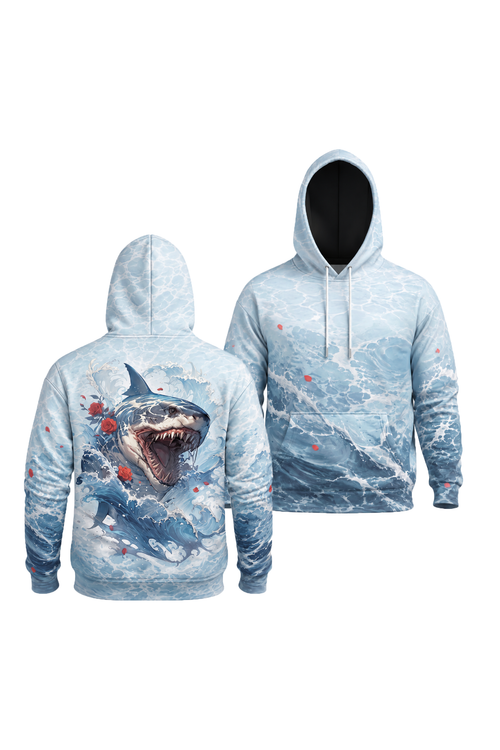 Performance Fleece-Lined Hoodie - Rosejaw Shark image 1