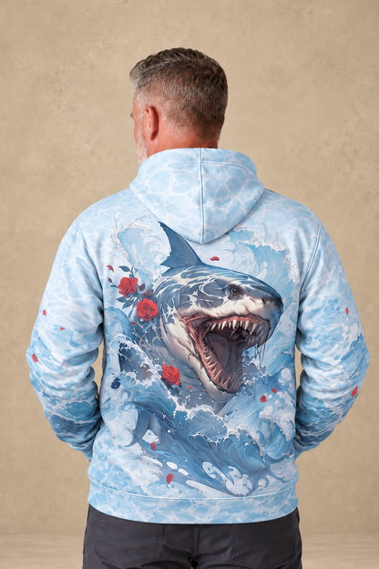 Performance Fleece-Lined Hoodie - Rosejaw Shark image 2