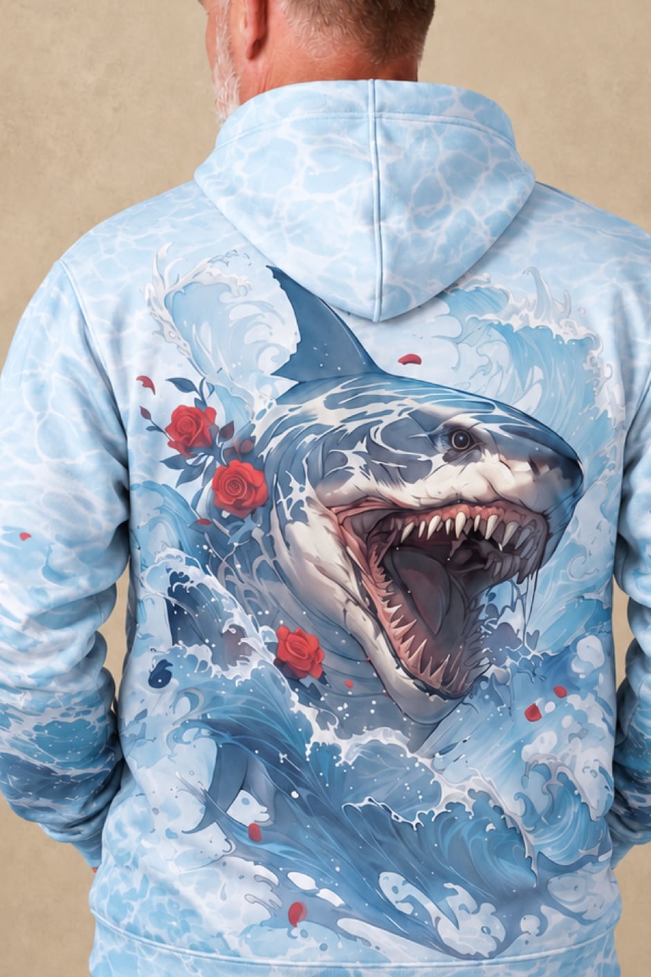 Performance Fleece-Lined Hoodie - Rosejaw Shark image 4