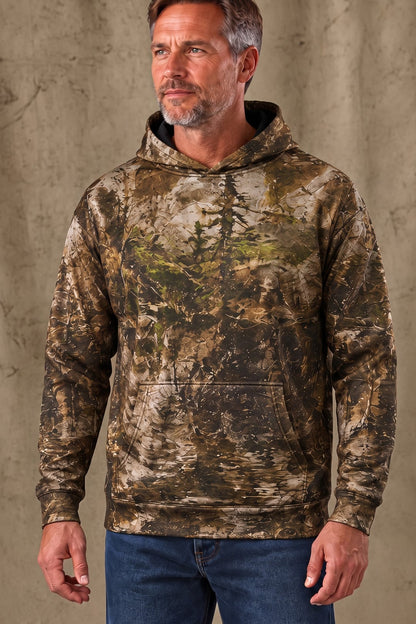 Performance Fleece-Lined Hoodie - Woodland Bigfoot Muskie image 3