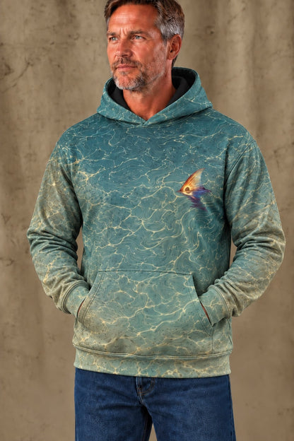 Performance Fleece-Lined Hoodie - Red Drum Drift image 3