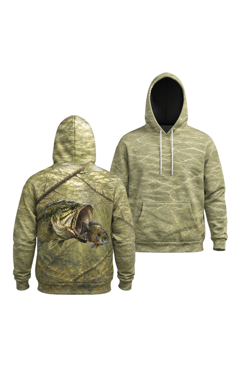 Performance Fleece-Lined Hoodie - Shallow Strike Bass image 1