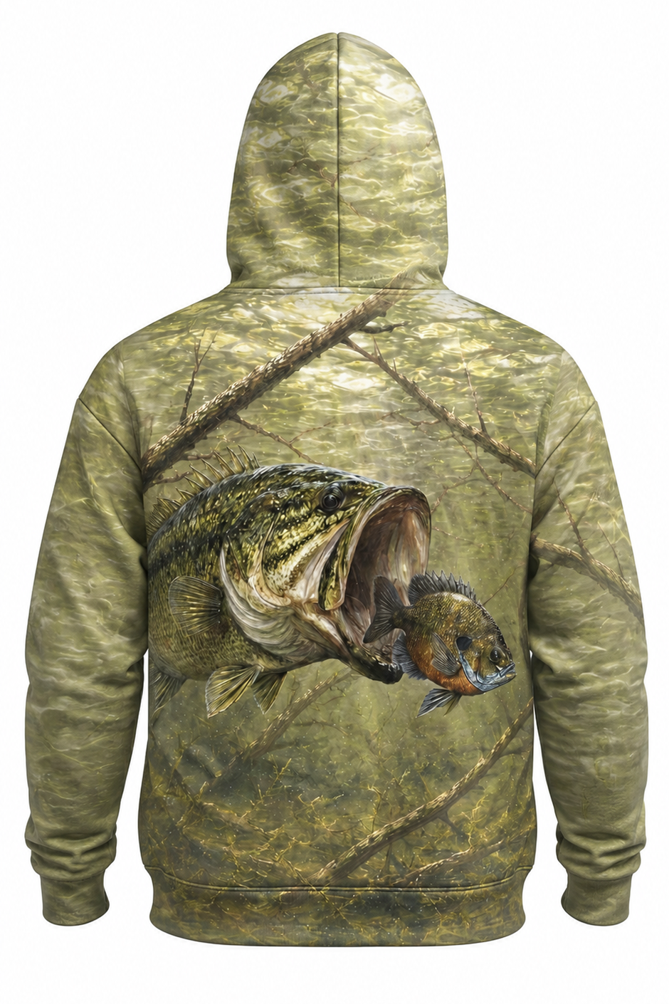 Performance Fleece-Lined Hoodie - Shallow Strike Bass image 5