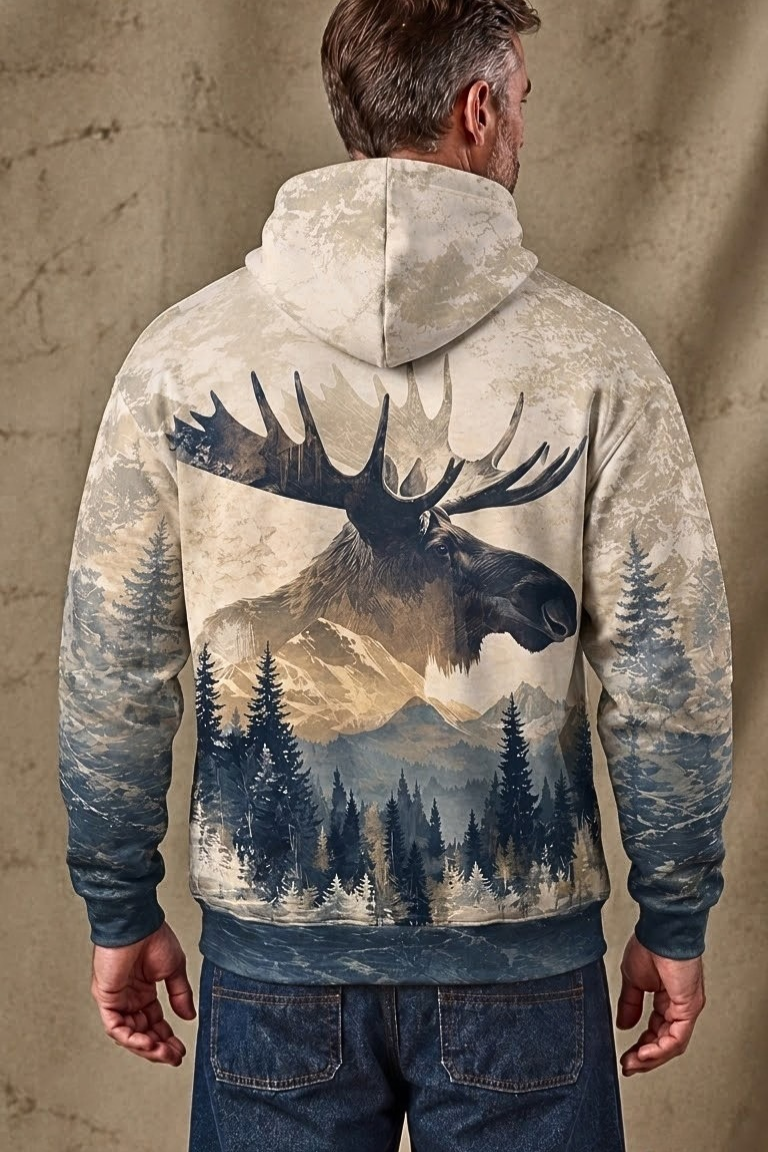 Performance Fleece-Lined Hoodie – Mountain Moose Heritage image 2