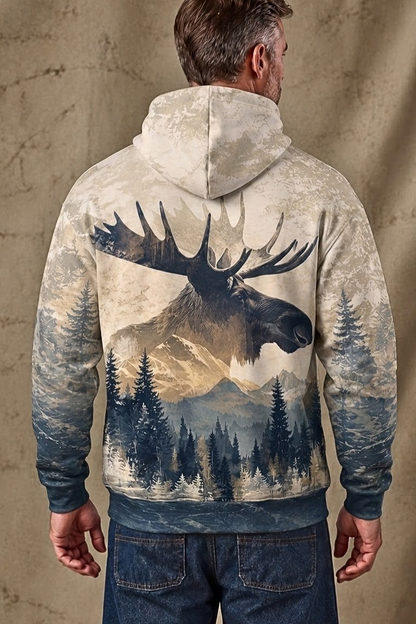 Performance Fleece-Lined Hoodie – Mountain Moose Heritage image 2