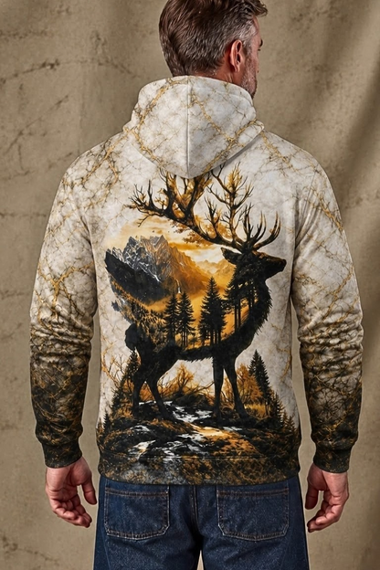 Performance Fleece-Lined Hoodie – Gilded Mountain Spirit image 2
