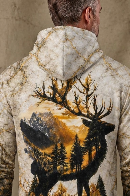 Performance Fleece-Lined Hoodie – Gilded Mountain Spirit image 4