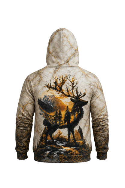 Performance Fleece-Lined Hoodie – Gilded Mountain Spirit image 5