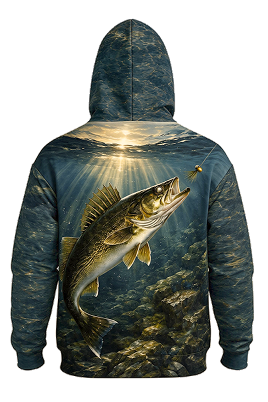 Performance Fleece-Lined Hoodie - Deep Breach Walleye image 52