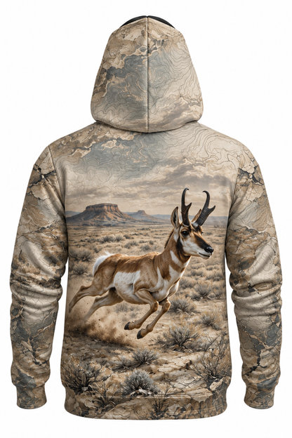 Performance Fleece-Lined Hoodie - Pronghorn Sage Basin Sprint image 5