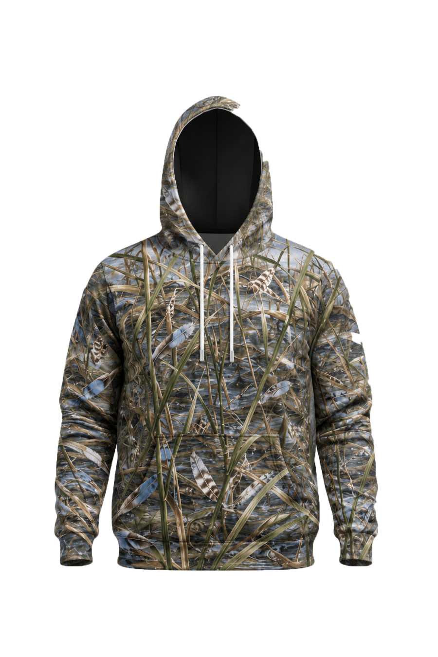 Performance Fleece-Lined Hoodie _–_ Blue Winged Teal Early Marsh Flash image 6