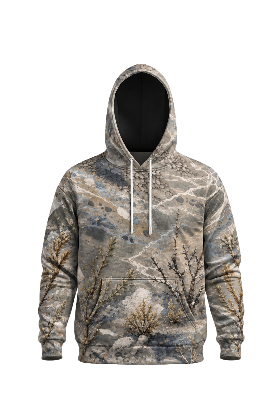 Performance Fleece-Lined Hoodie - Gambels Quail Desert Wash Sentinel image 126