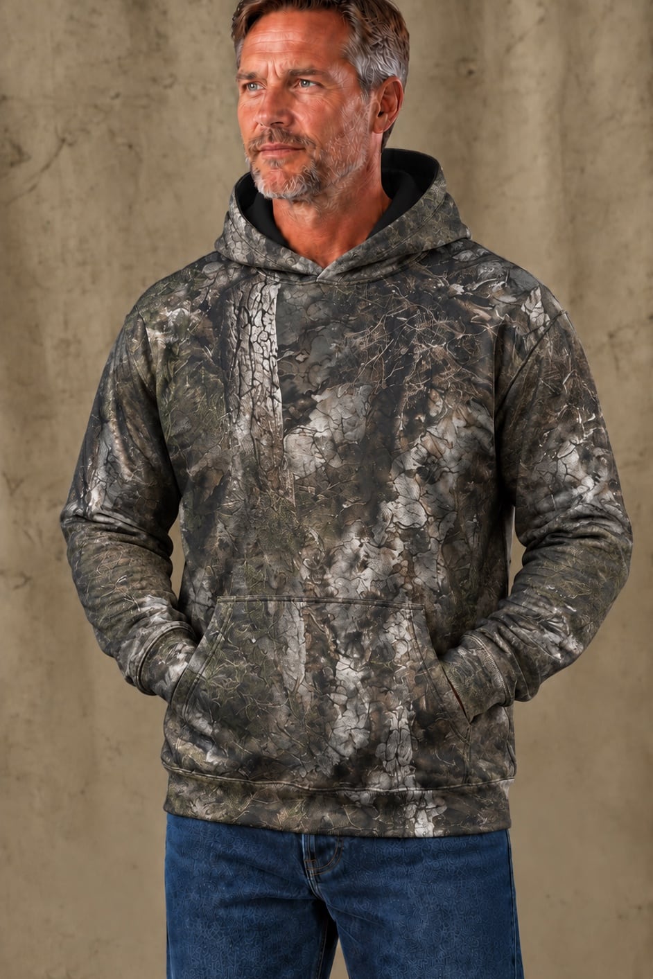 Performance Fleece-Lined Hoodie - Bobcat Cedar Shadow image 3