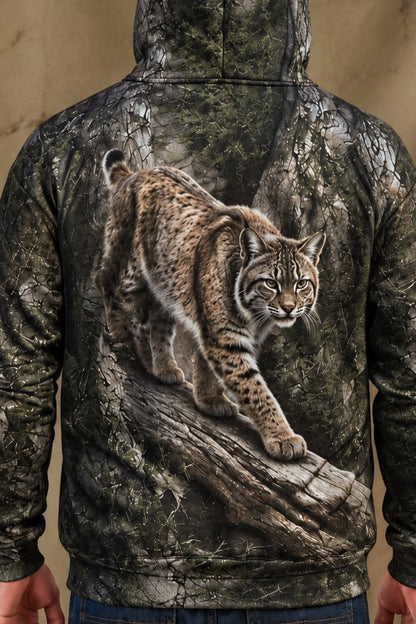 Performance Fleece-Lined Hoodie - Bobcat Cedar Shadow image 4