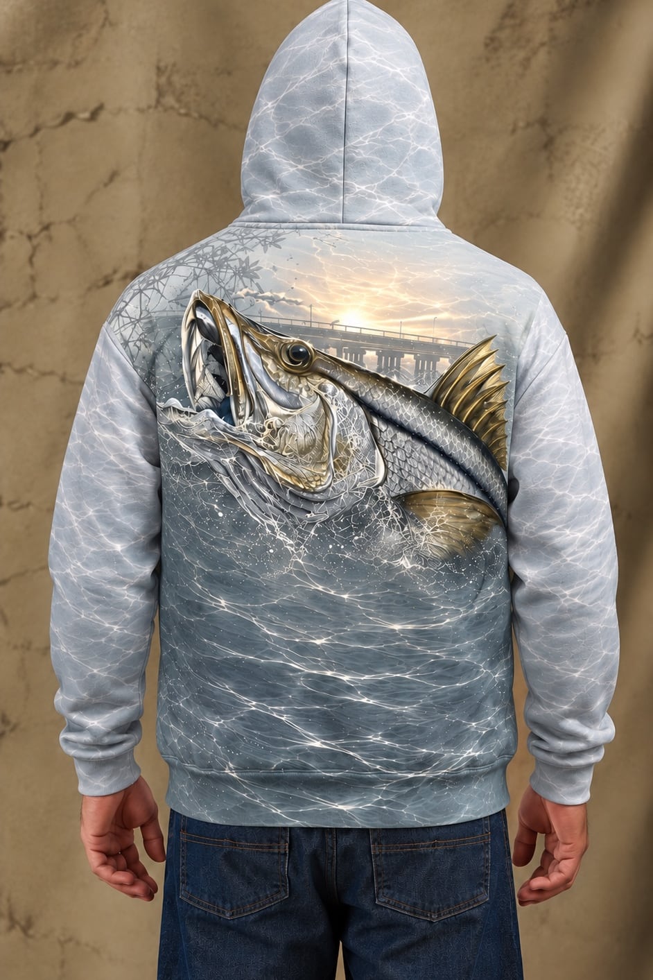 Performance Fleece-Lined Hoodie - Bridge Strike Snook image 2