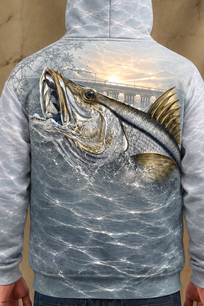 Performance Fleece-Lined Hoodie - Bridge Strike Snook image 4