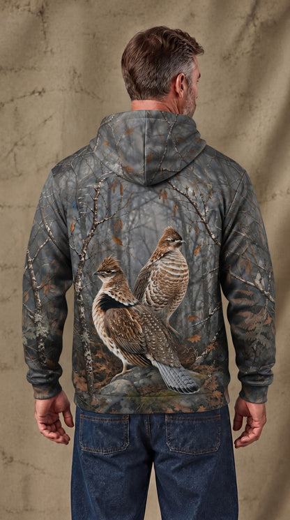 Performance Fleece-Lined Hoodie - Ruffed Grouse Alder Flush image 2