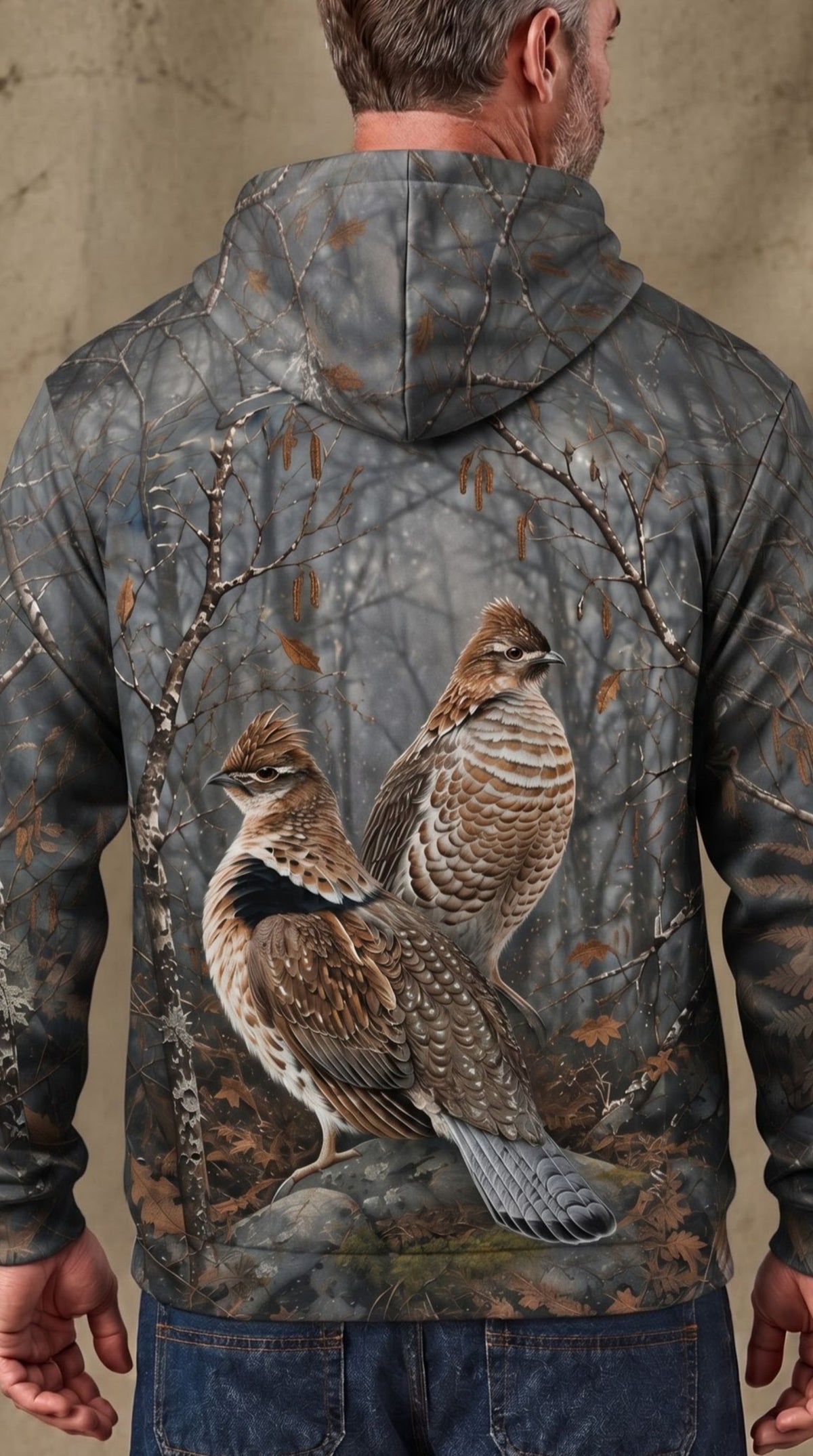 Performance Fleece-Lined Hoodie - Ruffed Grouse Alder Flush image 4