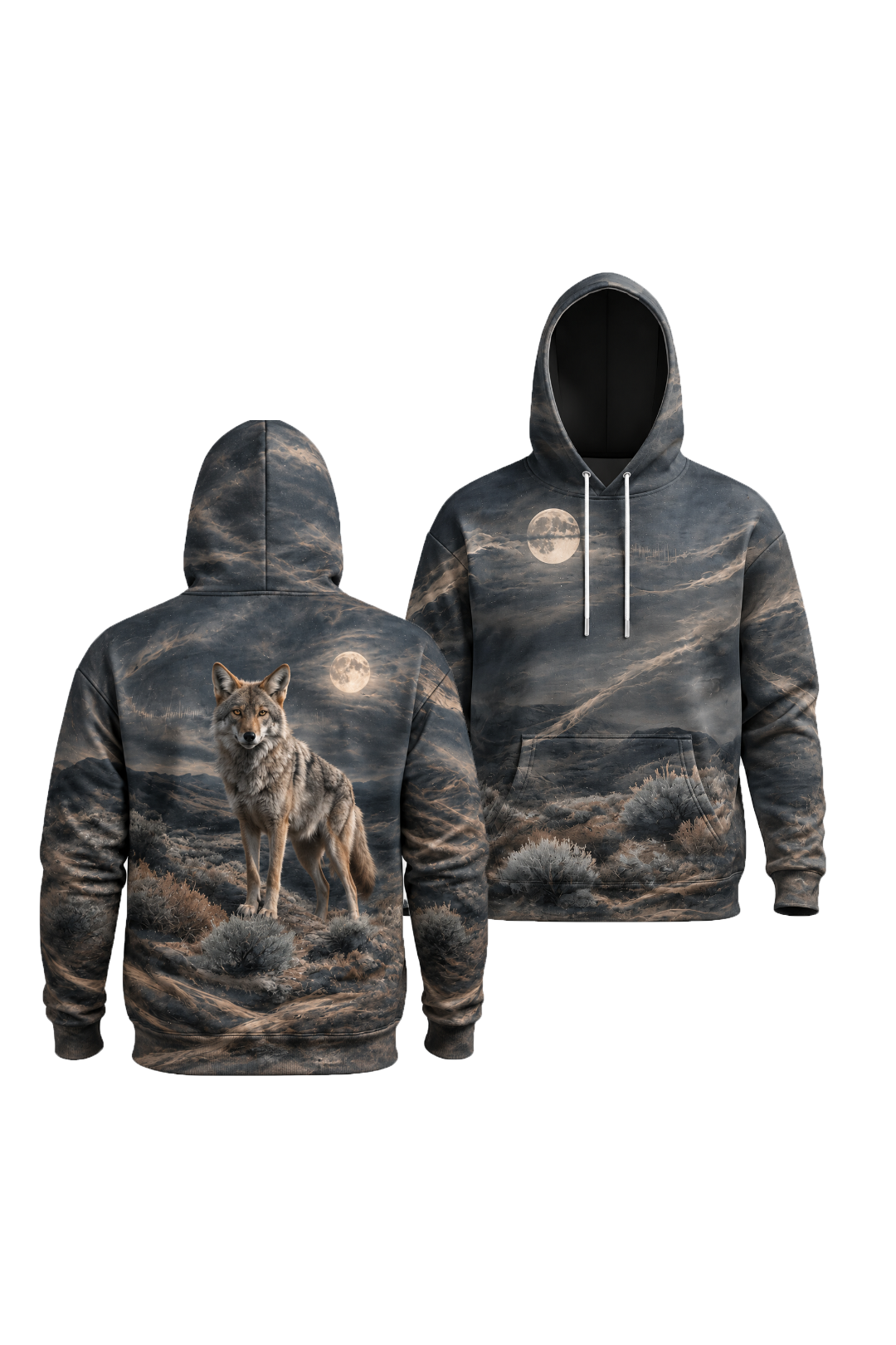 Performance Fleece-Lined Hoodie - Coyote Moonlit Sage image 1