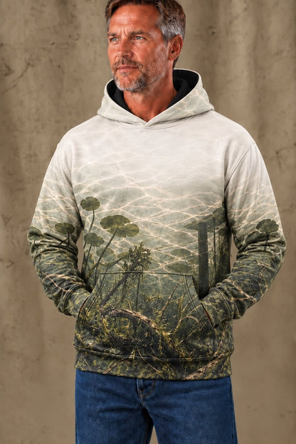 Performance Fleece-Lined Hoodie - Largemouth Dockside Ambush image 3